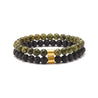 Gold Gemstone Bar Bracelets