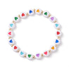 Kids Rainbow Heart Bracelet