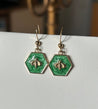 Buzzing Bee Medallion Earrings