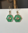 Buzzing Bee Medallion Earrings