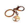 Tree Of Life Rose Gold Keychain