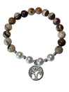 Pearl & Gemstone Tree Of Life Bracelet