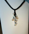 Pearl Cluster Cord Necklace