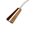 Wood & Resin Trapezoid Necklace