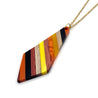 Wood & Resin Inverted Kite Necklace