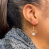 Rhinestone Reindeer Earrings