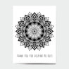 8 Printable Coloring Cards with Messages