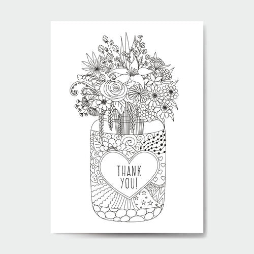 Printable Coloring Card for Teacher Thank You thepearlns