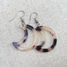 Marble Moon Earrings