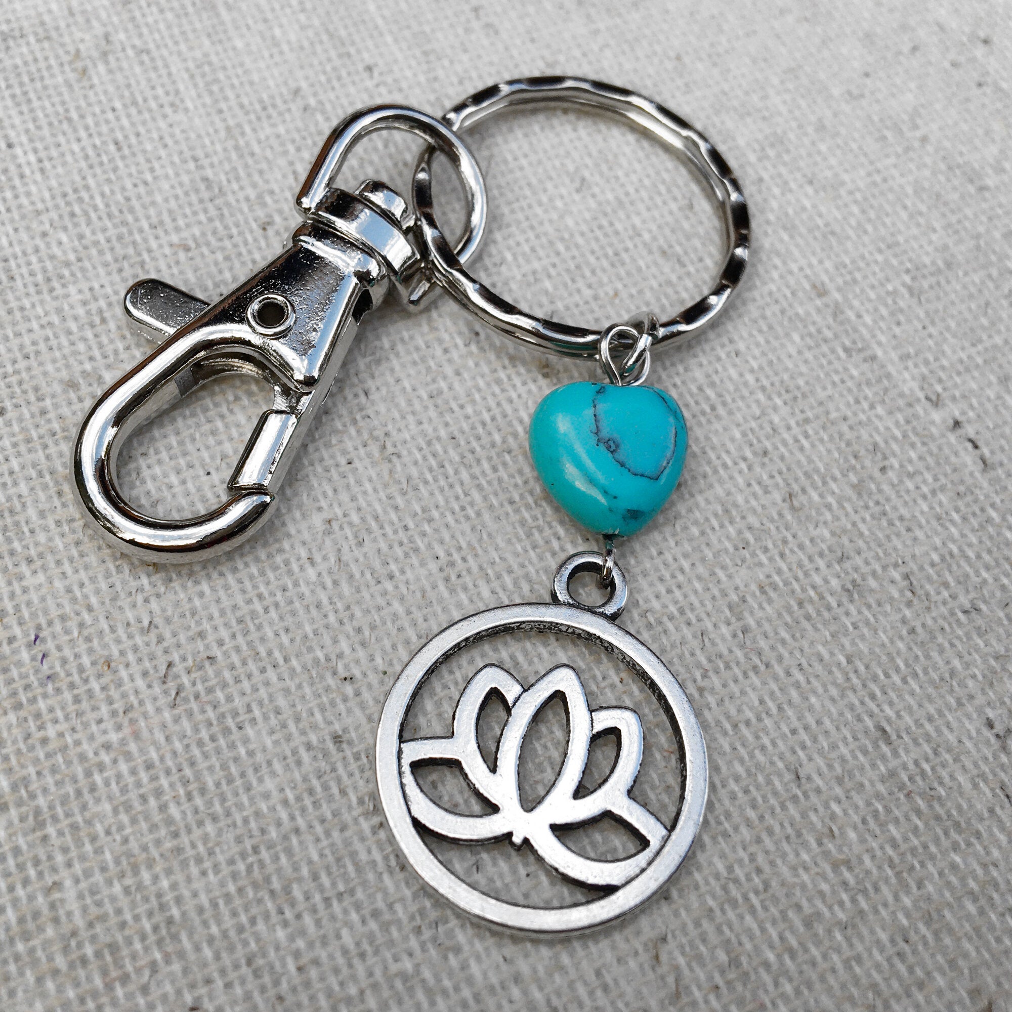 Lotus 2025 flower keychain