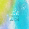 Laptop Wallpaper - I ❤️ Love Someone with Autism